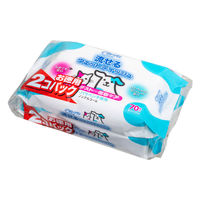 クリーンワン 犬猫用 流せるウェットティッシュ 花粉ケア ノンアルコール せっけんの香り 国産 70枚×2個パック 12個 シーズイシハラ