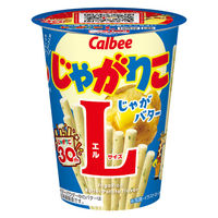 スナック菓子 じゃがりこ　じゃがバタ―　Lサイズ　66g 1セット（1個×12）