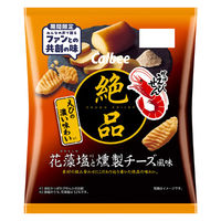 スナック菓子 絶品　かっぱえびせん　花藻塩と燻製チーズ風味　50g 1セット（1個×12）