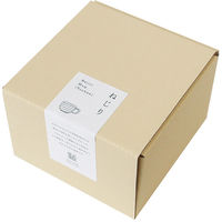 ワールド・クリエイト マグカップ 250ml ねじり 藍花 陶器 波佐見焼 黒釉 427906 1個（直送品）