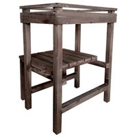 アビテ プランタースタンド アルブティク スタンド 木製 ブラウン 447933 1個（直送品）