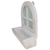 アビテ フラワーポット フローラ プランター 鉢カバー 植木鉢 ホワイト 455232 1個（直送品）