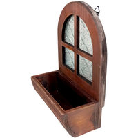 アビテ フラワーポット フローラ プランター 鉢カバー 植木鉢 ブラウン 455233 1個（直送品）