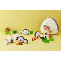 逸品社 マスコット ぎゅっとおにぎりさん おにぎり ぬいぐるみ 昆布 475604 1個（直送品）