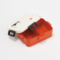 スケーター 弁当箱 1段 650ml 抗菌4点ロックランチ ブランダライズド 475875 1個（直送品）