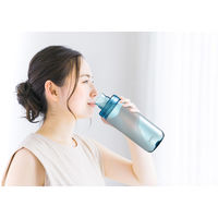 オーエスケー LIPPY ウォーターボトル 1L 水筒 ブルー 478282 1個（直送品）