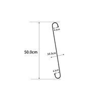 ユメミグサ S字フック　　φ5x500ｍｍ　ブラック　PE被膜鉄線 OSー26BK   1セット（1個×10）