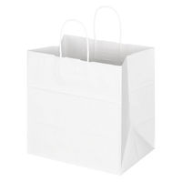 丸紐クラフト紙手提袋ベーシック320×330×220mm　白 　1セット（1袋（10枚入）×18） オリジナル