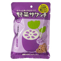 野菜サクッチ　国産れんこんチップス（真空フライ） 1セット（3袋） イー・有機生活　こめ油100％使用　おやつ　おつまみ