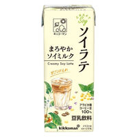 キッコーマンソイフーズ クラフトソイ ソイラテ まろやかソイミルク 200ml 1箱（18本入）