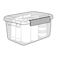 食品保存容器 キッチンボックス 30L 1個 アスベル