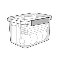 食品保存容器 キッチンボックス 17L 1個 アスベル