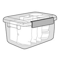 食品保存容器 キッチンボックス 22.5L 1個 アスベル