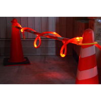 トラスコ中山 LEDチューブ 赤 22Φ×10m 乾電池式 LEDT10-R 1本 207-2738