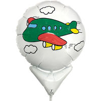 宝興産 ぬりえバルーン ひこうき 0701013141 1セット(10本入)