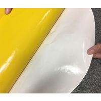 セーフラン安全用品 路面標示ステッカー(表面マットタイプ) 丸型 スリップ注意 J7013 1枚（直送品）