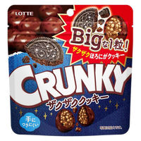 チョコレート菓子 クランキービッグパウチ　ザクザククッキー　72g 1セット（1個×12）