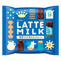 チョコレート菓子 ＬＡＴＴＥ　ＭＩＬＫ　135g 1セット（1個×3）
