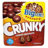 チョコレート菓子 クランキー　ビッグパウチ　72g 1セット（1個×6）