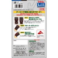 興和 バンテリンコーワサポーター 太もも用 Lサイズ ブラック 22236 1個