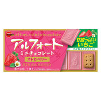 チョコレート菓子 食べきりサイズ アルフォートミニチョコレート　ストロベリー 12個入 1セット（1袋×5）