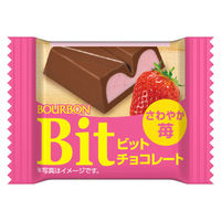 チョコレート菓子 食べきりサイズ ビット　さわやか苺 15g 1セット（1袋×40）