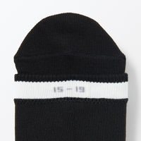 無印良品 キッズ 足なり直角 ハイソックス（３足組） １５～１９ｃｍ 黒 良品計画