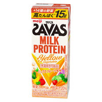 SAVAS（ザバス） ミルクプロテイン＋イエローベジタブル 1セット（1本（200ml）×24） 明治