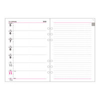 コレクト 日記リーフ ウィーク A5 6穴 C-567(2026) 1セット(3冊)（直送品）