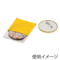 【アルミ蒸着袋】シモジマ HEIKO アルミ蒸着袋(テープ付き) Ｔ 6.5-6.5 ゴールド 1袋(100枚入) 006794720