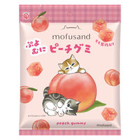 グミ 食べきりサイズ mofusand ぷよむにピーチグミ　50g 1セット（1個×12）