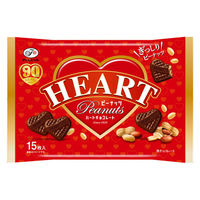 チョコレート菓子 ハートチョコレート　ピーナッツ　15枚入 1セット（1袋×12）
