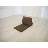 クッション マットレス ごろ寝クッション テレビ枕 高密度ウレタンフォーム ブラウン AK-TV BR 1個