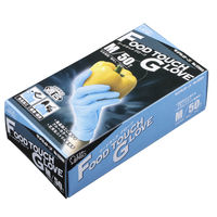 【使いきり手袋】エステー モデルローブNo.1200R　フードタッチグローブ M ST761265 1個（50枚入）