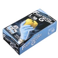 【使いきり手袋】エステー モデルローブNo.1200R　フードタッチグローブ L ST761272 1個（50枚入）