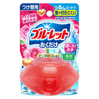 液体ブルーレットおくだけ トイレタンク芳香洗浄剤 つけ替え用 ピンクローズの香り 70ml 1セット（1個×3）小林製薬