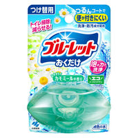 液体ブルーレットおくだけ トイレタンク芳香洗浄剤 つけ替え用 心やすらぐカモミールの香り 70ml 1セット（1個×3）小林製薬