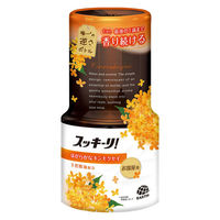スッキーリ！ お部屋用 消臭剤 芳香剤 置き型 ほがらかなキンモクセイ 400mL 1セット（1個×4） アース製