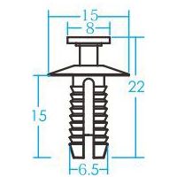 JTC 汎用クリップ(10ケ入り) RD73 1個(10個)（直送品）