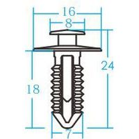 JTC 汎用クリップ(10ケ入り) RD74 1個(10個)（直送品）