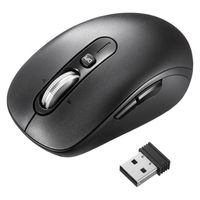 サンワサプライ  静音ワイヤレスマウス（チルトホイール・高速スクロール） MA-WBS530BK（直送品）