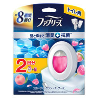 ファブリーズ トイレ用消臭剤+抗菌 トイレ用 置き型 フルーティ・クラシック・ブーケ 1セット（1パック（本体+詰替1個）×4） P＆G