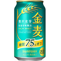 (おまけ付き)(数量限定)ビール類 新ジャンル 金麦(糖質75％オフ) 350ml 2ケース(48本＋パックごはん150g2個)