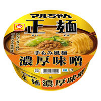 マルちゃん正麺　カップ 濃厚味噌131g 6個 東洋水産
