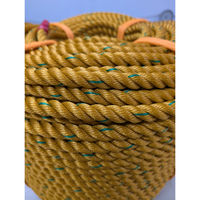 稲葉製鋼 ハイラインロープ 金茶 20mm×200m 1巻（直送品）