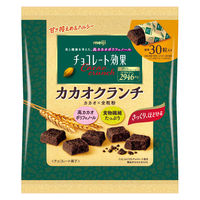 チョコレート菓子 チョコレート効果　カカオ７２％　カカオクランチ大袋 1セット（1個×3）