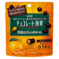 チョコレート菓子 チョコレート効果　カカオ７２％　蜜漬けオレンジピールパウチ 1セット（1個×6）