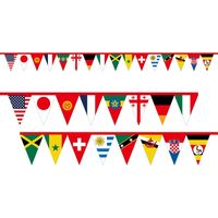 東京製旗 フラッグガーランド NO.13 ミニ国旗風/赤テープ 402225 1セット