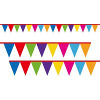 東京製旗 フラッグガーランド NO.9 カラフル無地 402221 1セット