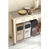 Like-it（ライクイット） カフェスタイル ホワイト CFS-11 フロントオープンダスト 浅 1セット(3個) 吉川国工業所（直送品）